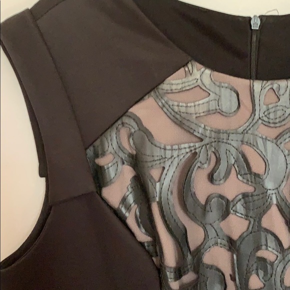 Black Sheath with Leather Overlay - Picture 3 of 4